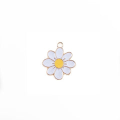 Dije Flor Esmaltada con Diseño Dije - Accesorios Rubi