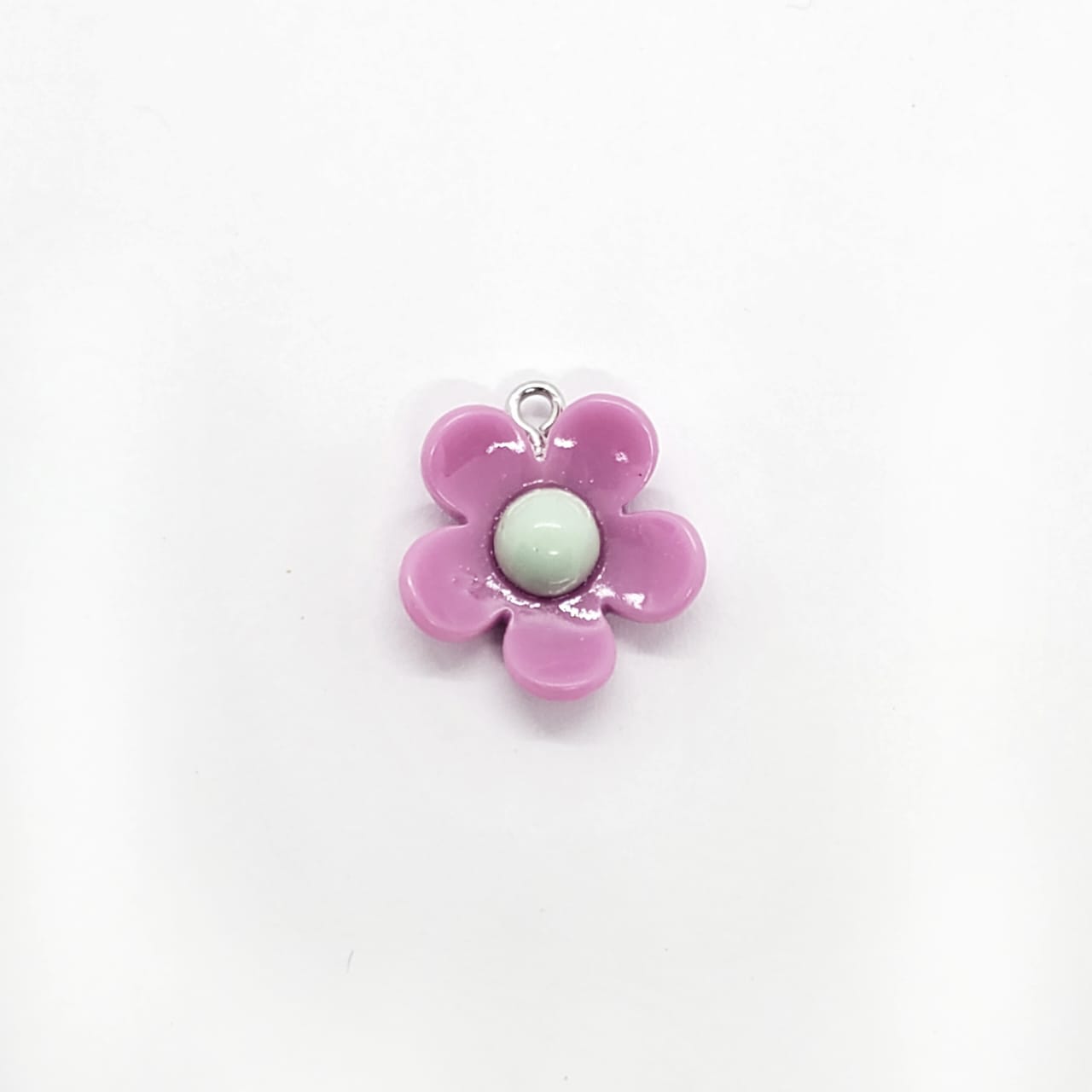 Dije Flor de Acrílico Dije - Accesorios Rubi