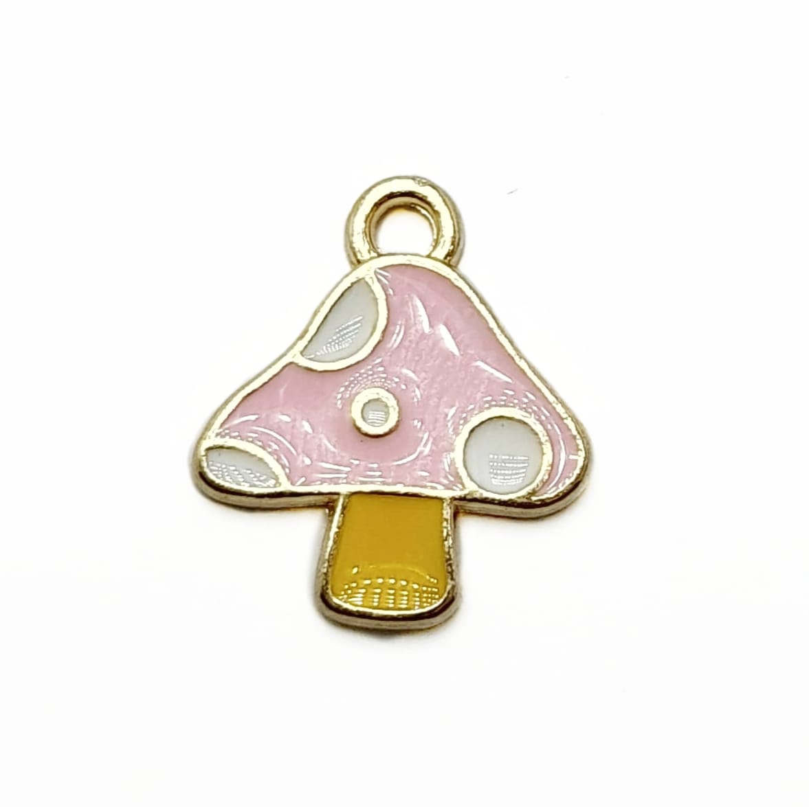 Dije Hongo Un Ojal Esmaltado Dije - Accesorios Rubi