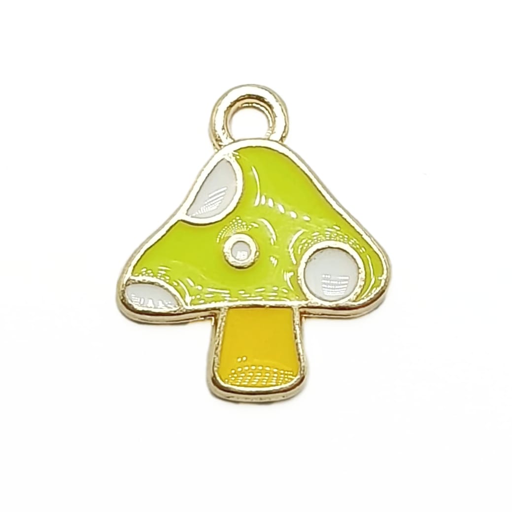 Dije Hongo Un Ojal Esmaltado Dije - Accesorios Rubi