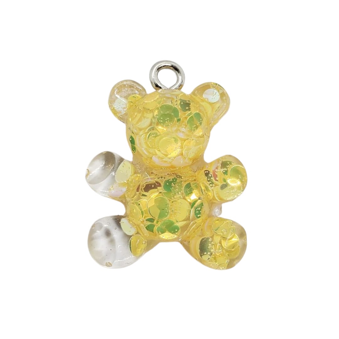 Dije Oso con Glitter Dije - Accesorios Rubi