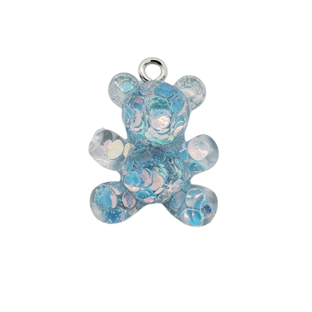 Dije Oso con Glitter Dije - Accesorios Rubi