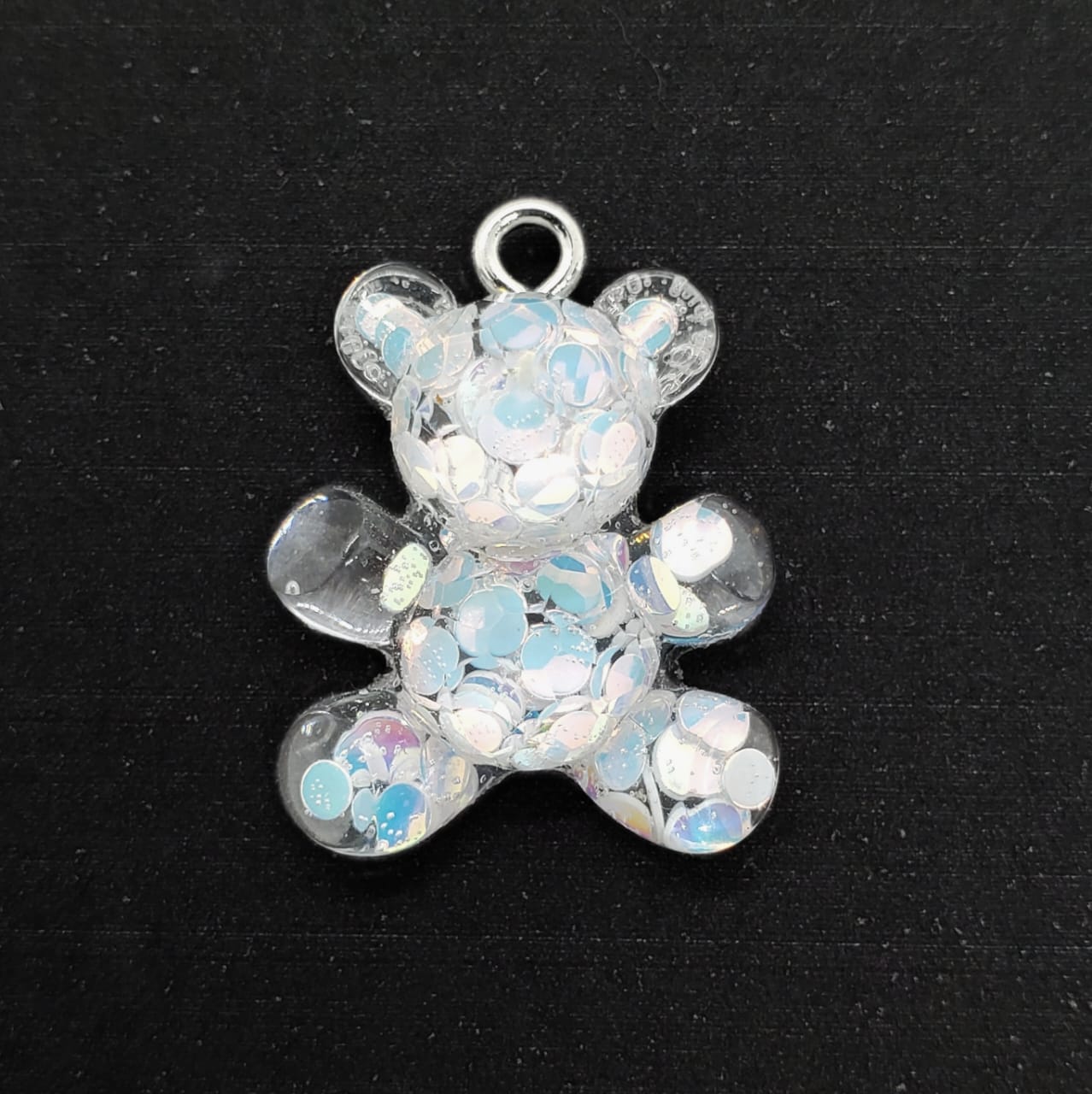 Dije Oso con Glitter Dije - Accesorios Rubi