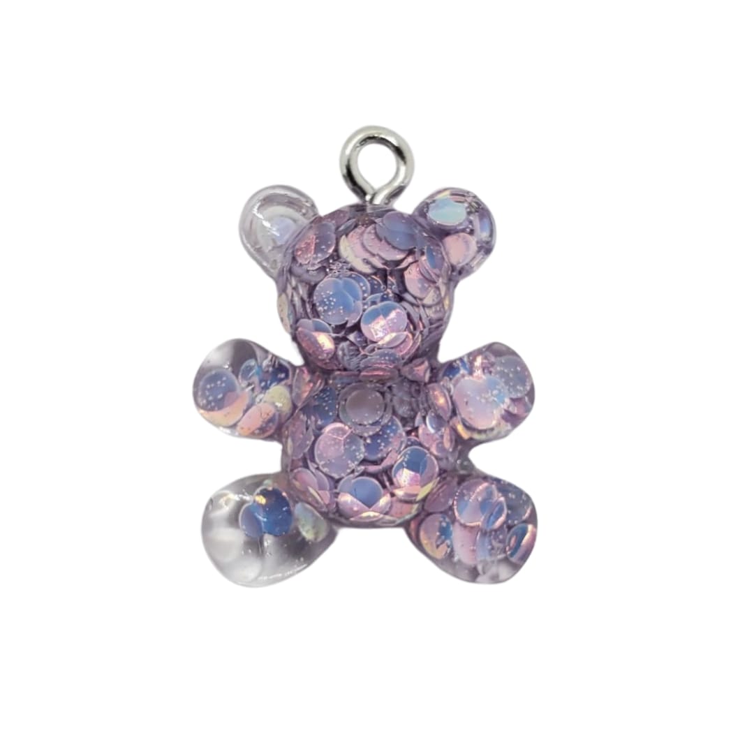 Dije Oso con Glitter Dije - Accesorios Rubi