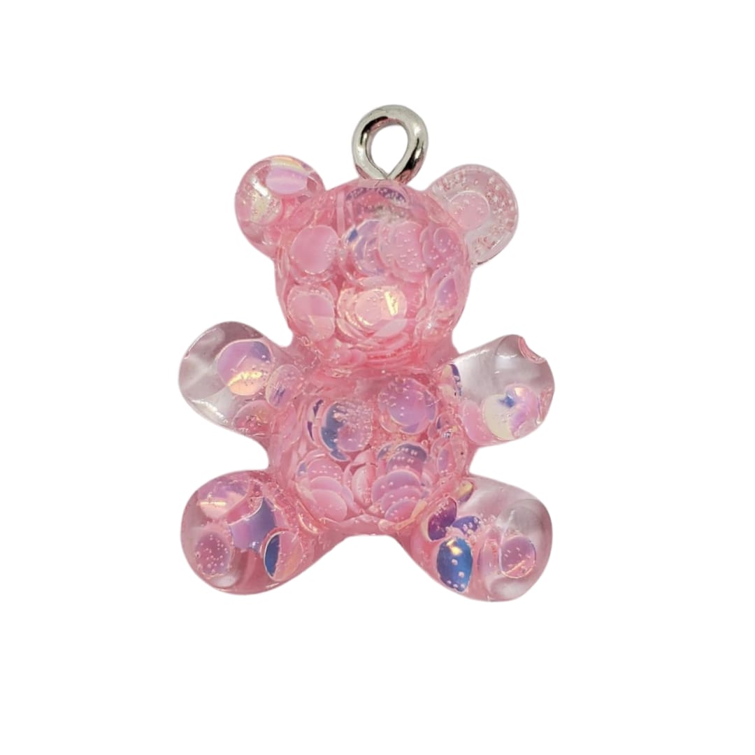 Dije Oso con Glitter Dije - Accesorios Rubi