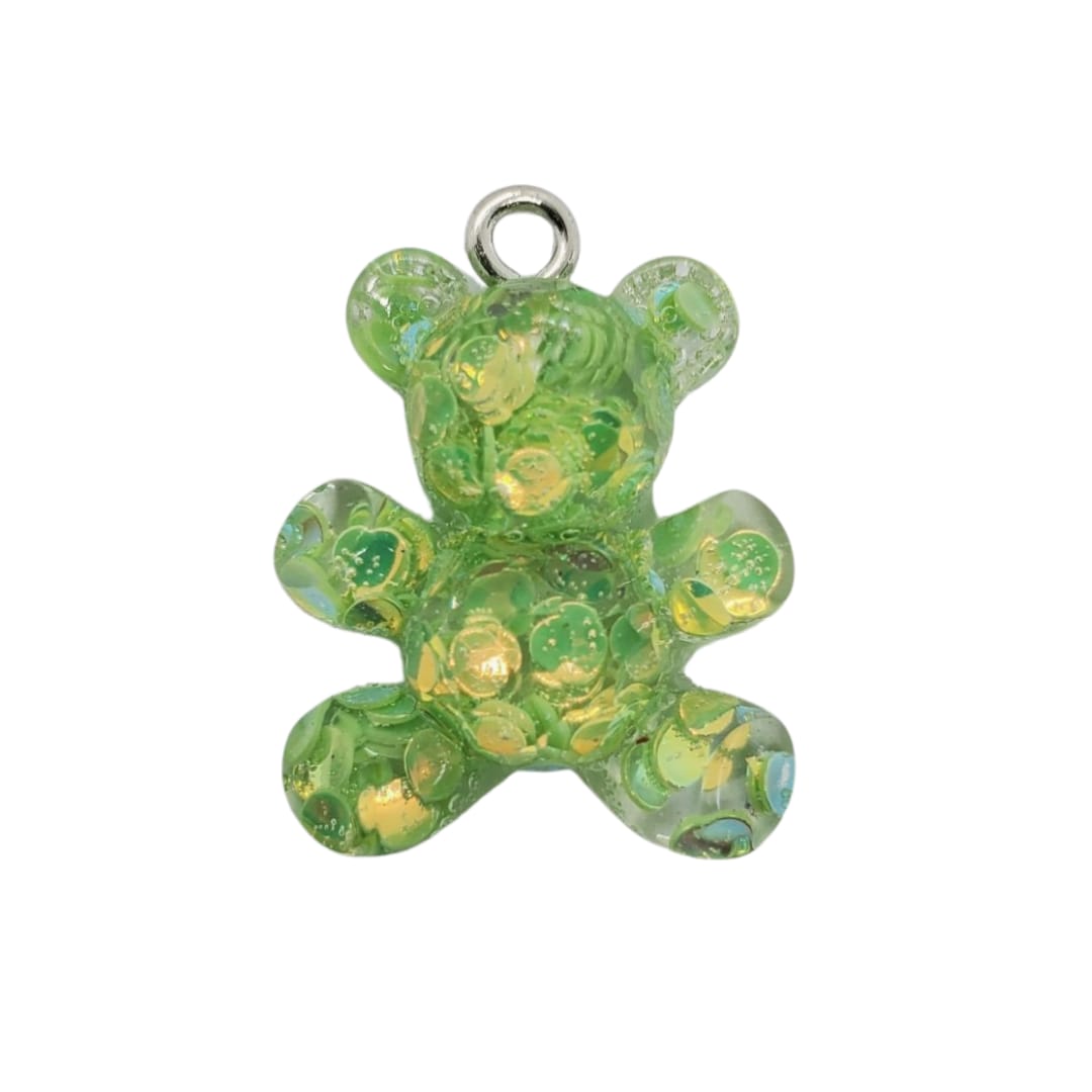 Dije Oso con Glitter Dije - Accesorios Rubi