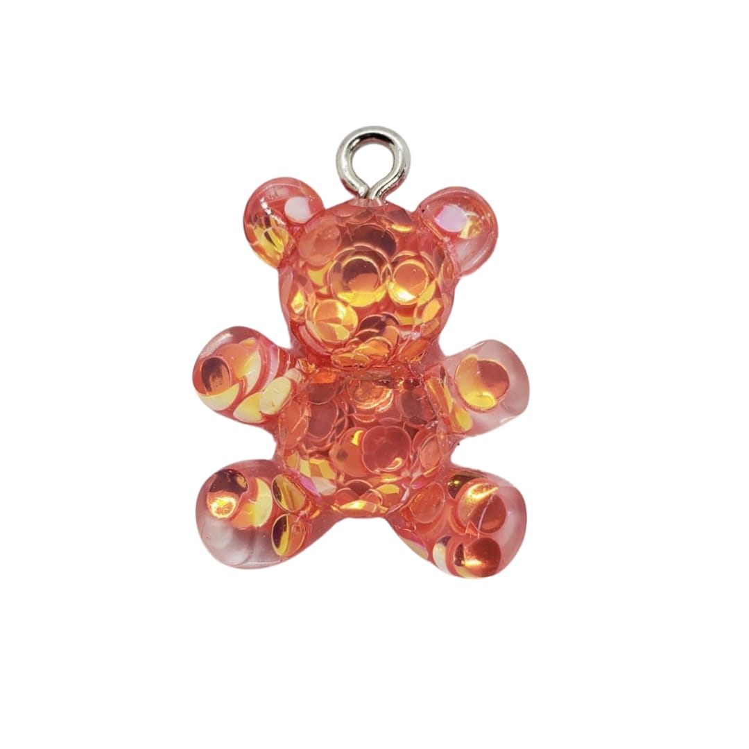 Dije Oso con Glitter Dije - Accesorios Rubi