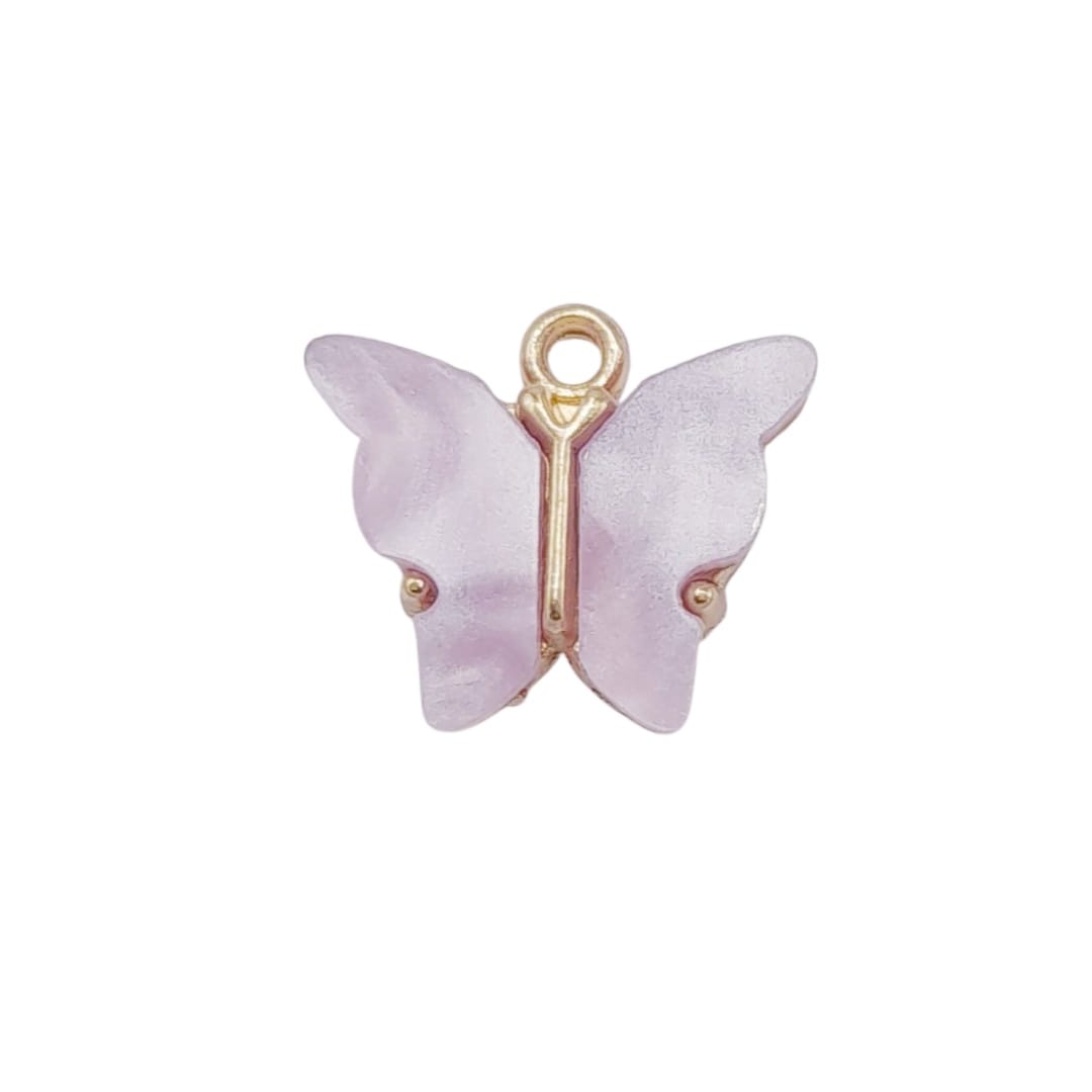 Dije mariposa de acrílico acrilicos - Accesorios Rubi