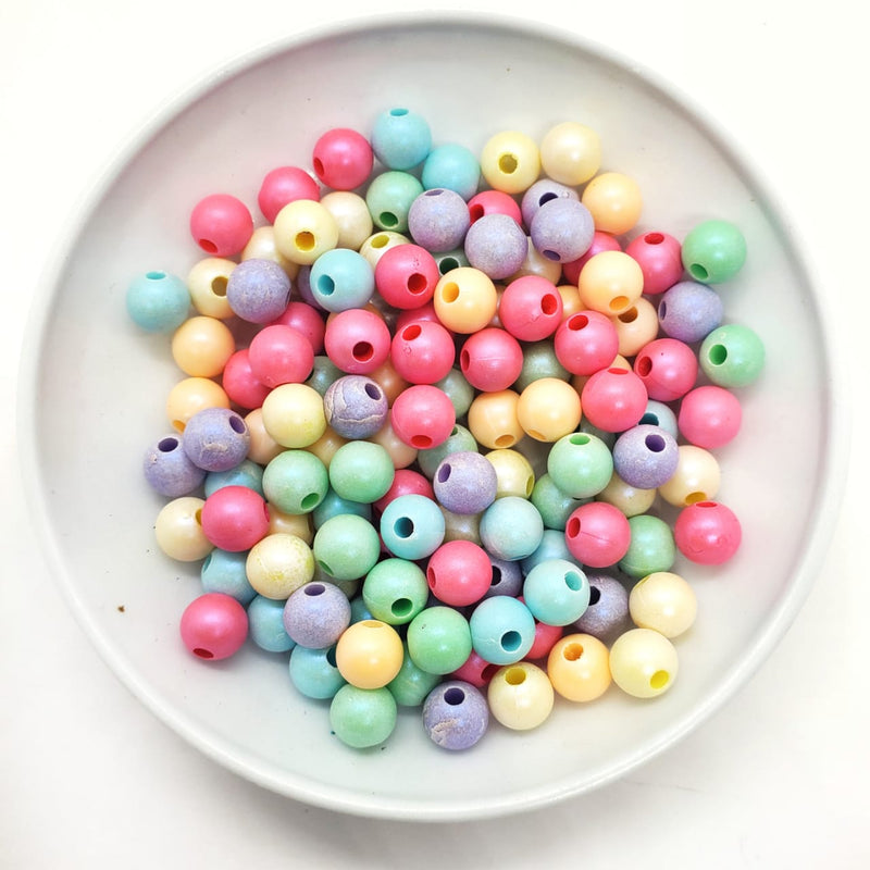 Separador Bola Lisa Nacarada Multicolor de Acrílico acrilicos - Accesorios Rubi