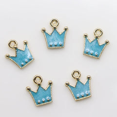 Dije Corona plana esmaltada Dije - Accesorios Rubi