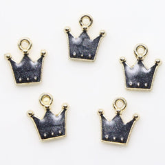 Dije Corona plana esmaltada Dije - Accesorios Rubi