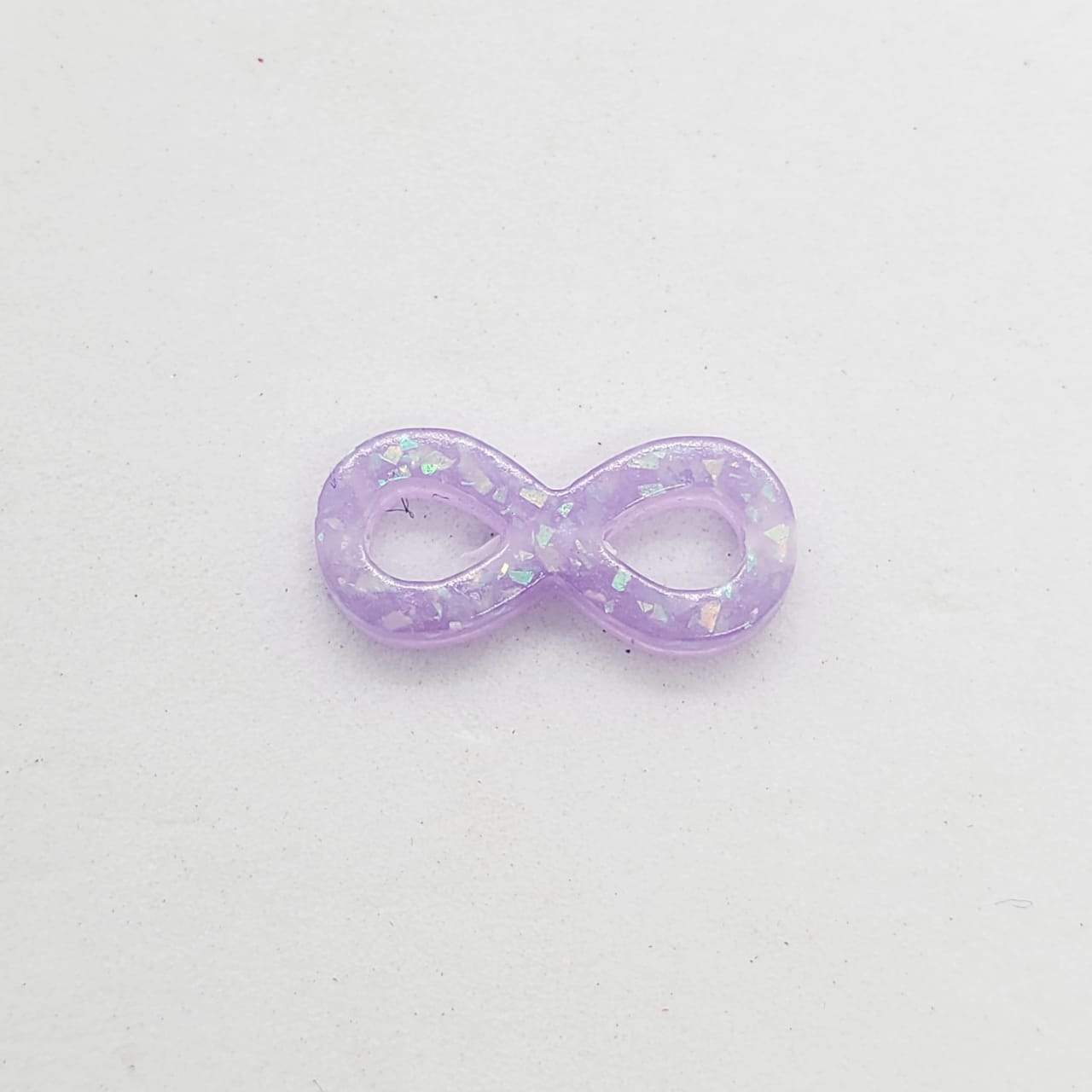 Dije Infinito Transversal de Acrílico acrilicos - Accesorios Rubi