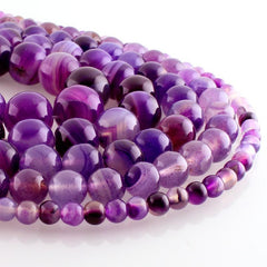 Ágata Morada Piedra natural - Accesorios Rubi