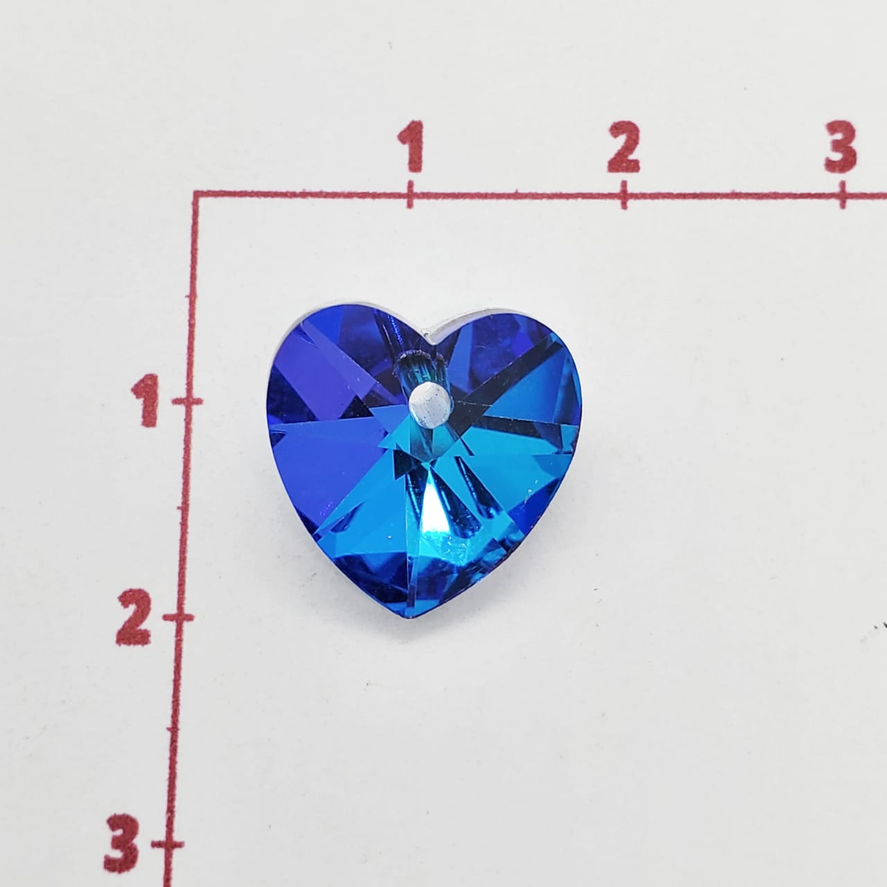 Dije Corazón de Cristal Dije - Accesorios Rubi