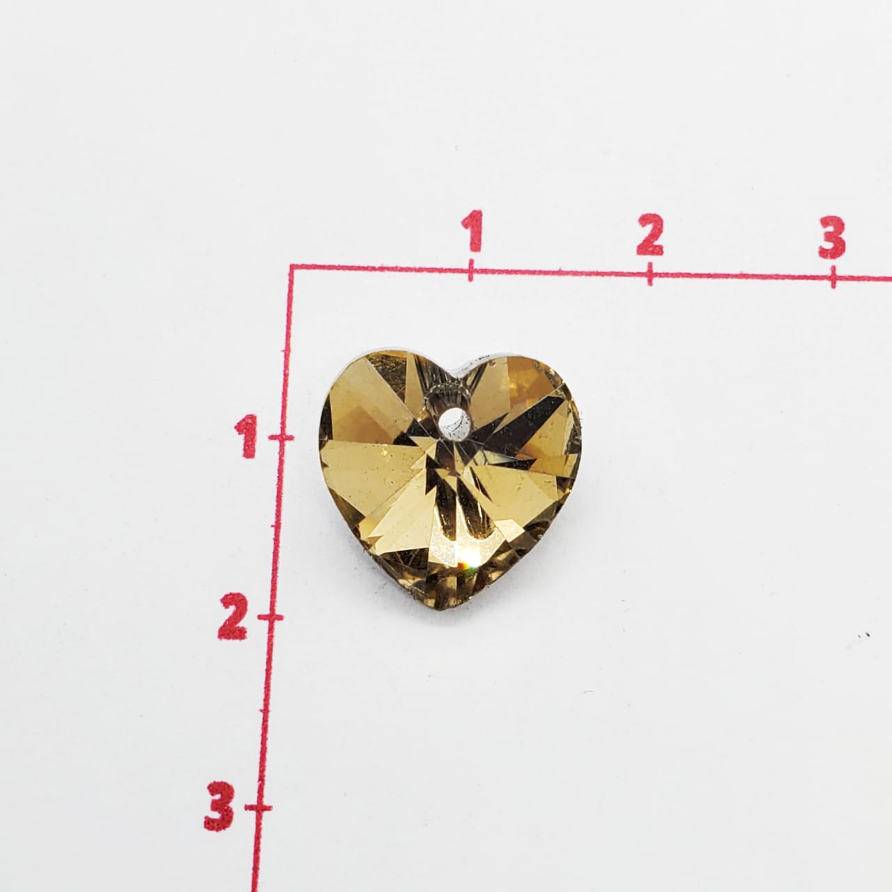 Dije Corazón de Cristal Dije - Accesorios Rubi