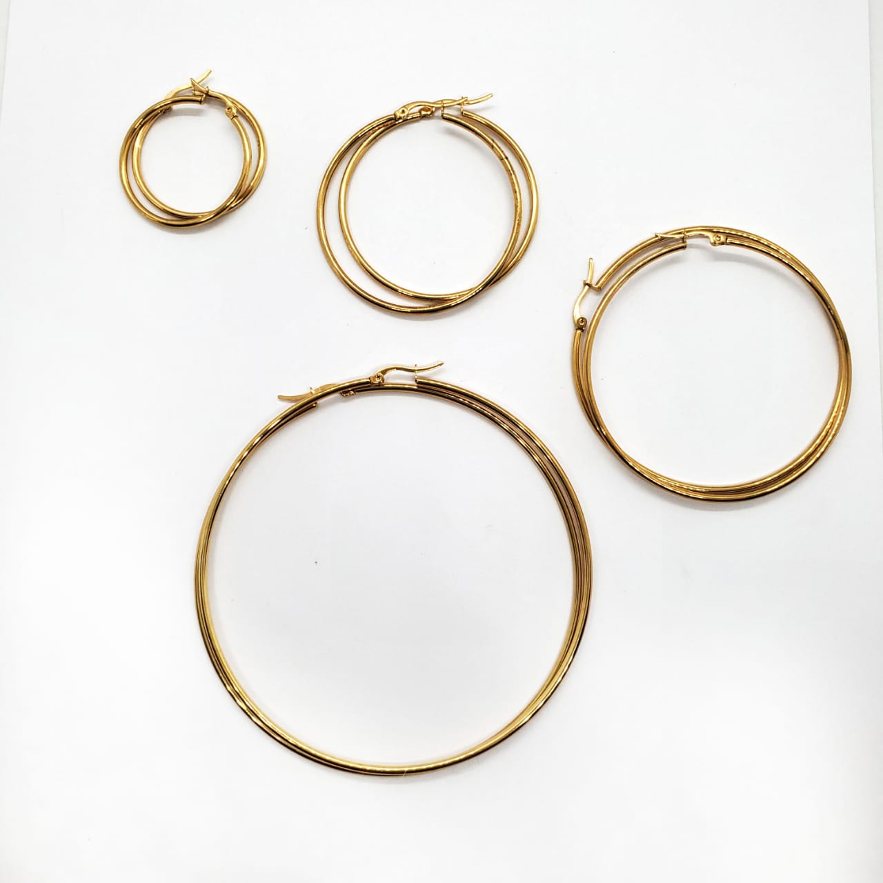 Arracada Lisa Acero Inoxidable Acero inoxidable - Accesorios Rubi