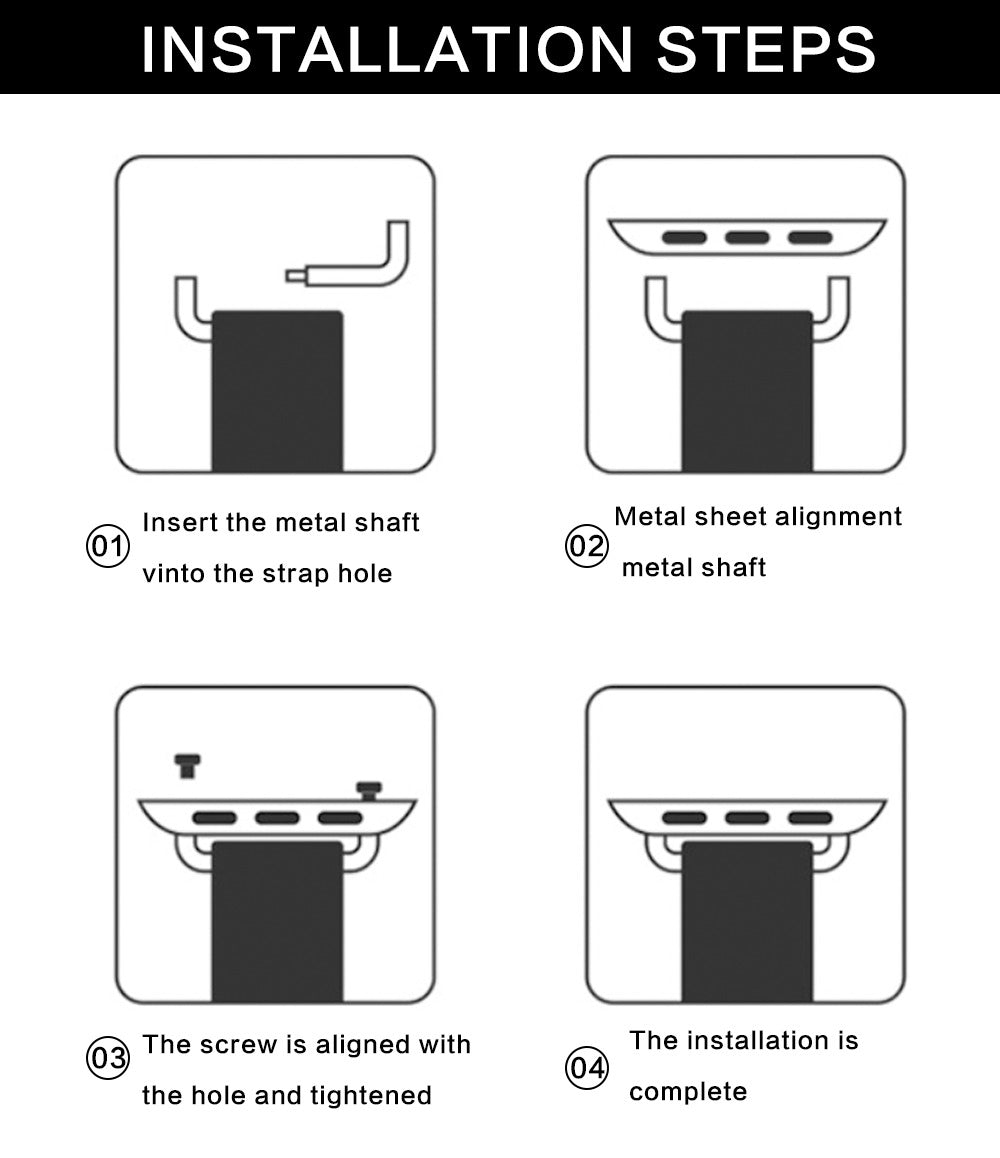Conector de Correa para Reloj de Acero Inoxidable Acero inoxidable - Accesorios Rubi