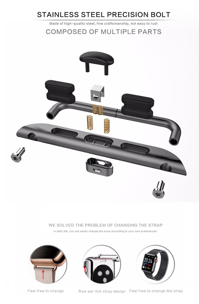 Conector de Correa para Reloj de Acero Inoxidable Acero inoxidable - Accesorios Rubi