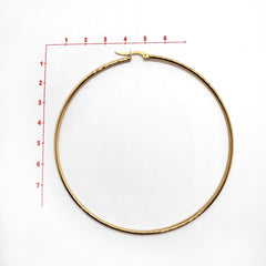 Arracada Lisa Acero Inoxidable Acero inoxidable - Accesorios Rubi