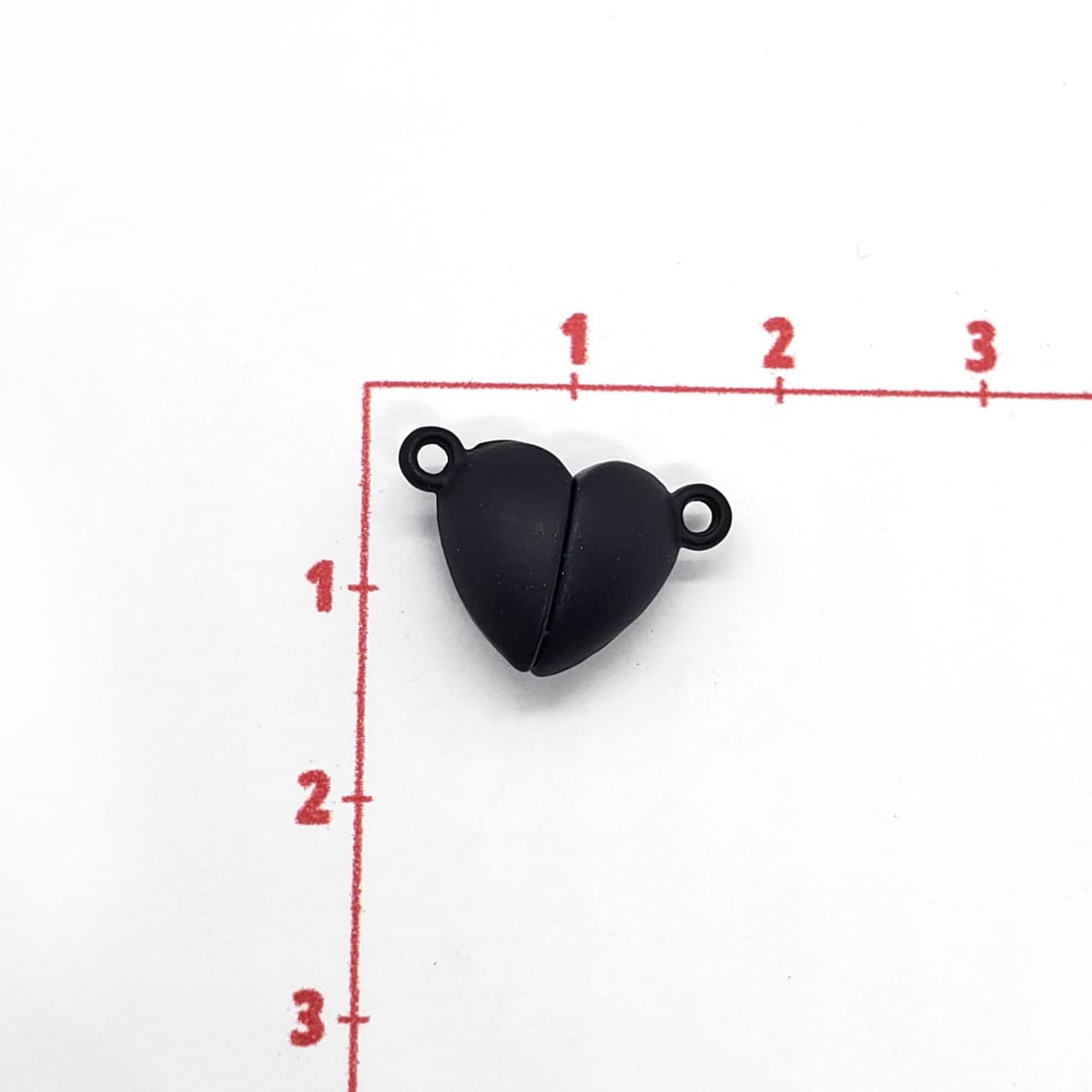 Dije Corazón Esmaltado con Imán Dije - Accesorios Rubi