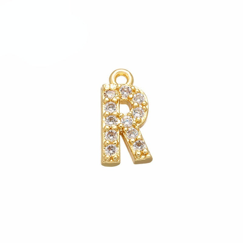 Dije Letra Chapa 18K Dije - Accesorios Rubi