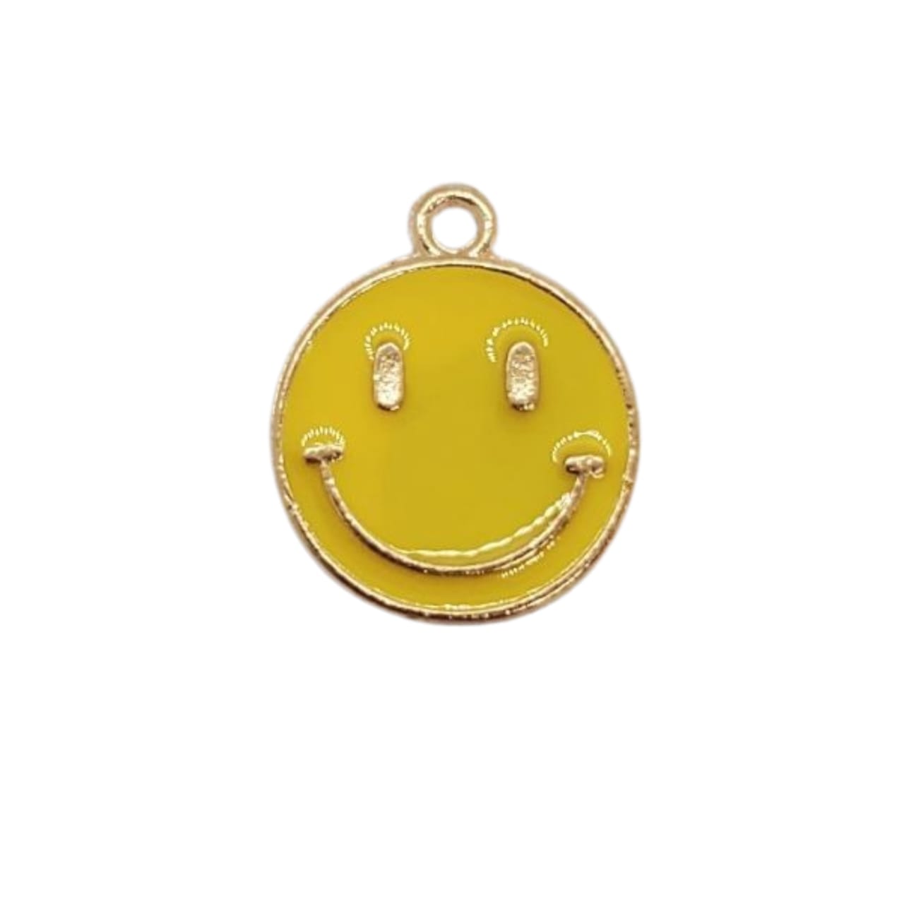 Dije Carita Feliz Esmaltada Metal Dije - Accesorios Rubi
