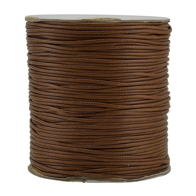 Hilo Café Claro Encerado Hilo - Accesorios Rubi