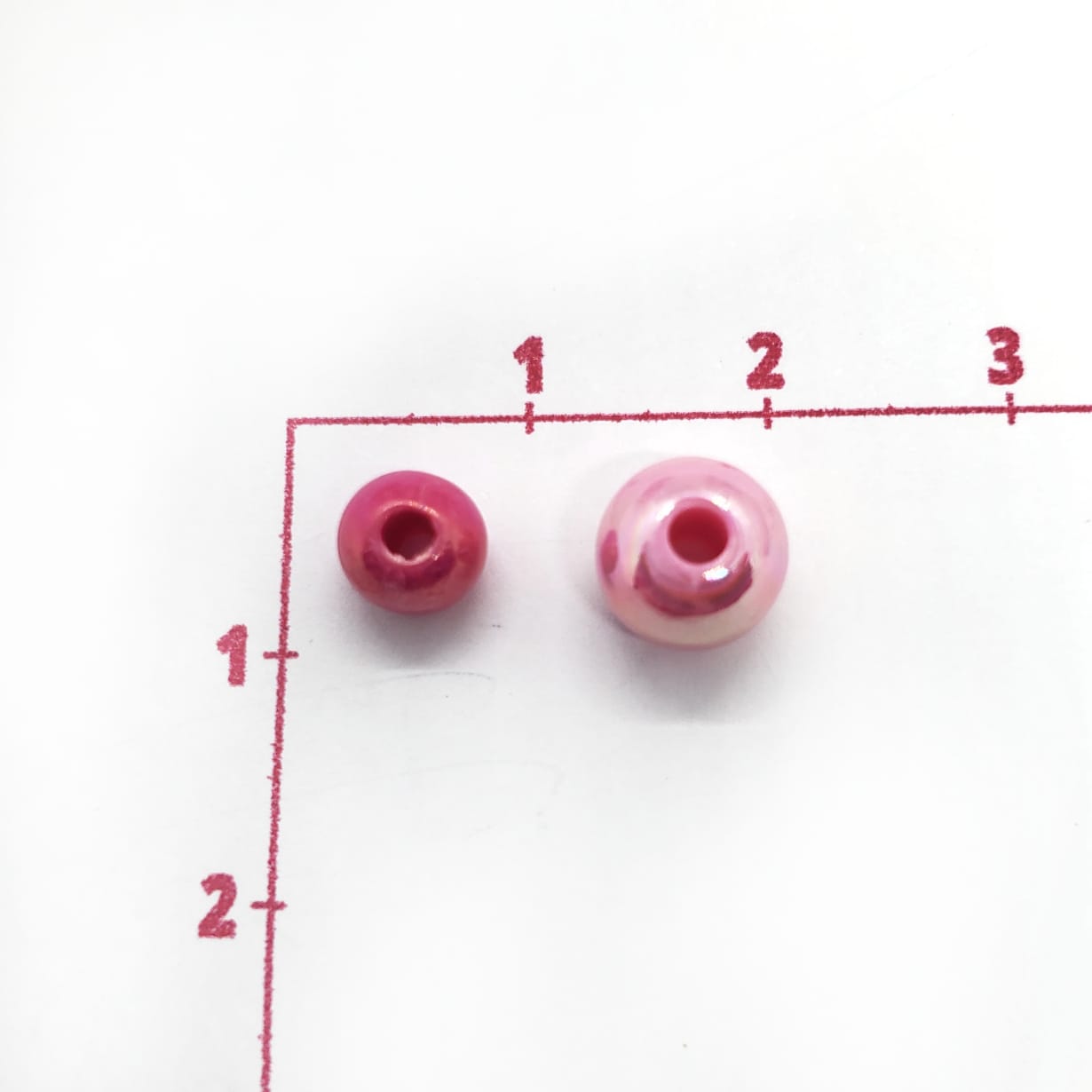 Separador Bola Lisa Nacarada Acrílico acrilicos - Accesorios Rubi