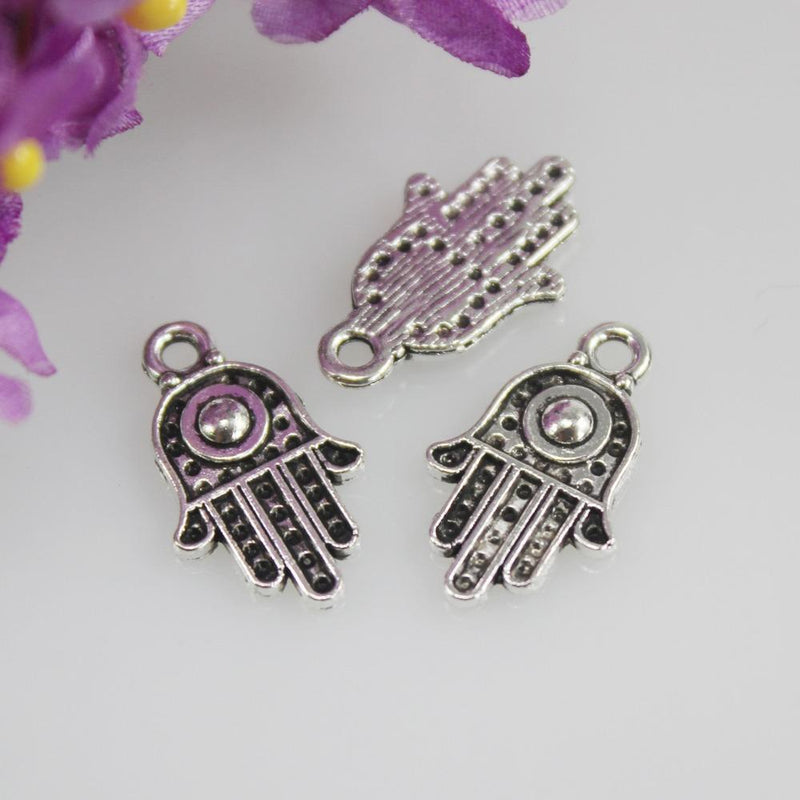 Dije Mano de Fátima Plateada - Accesorios Rubi