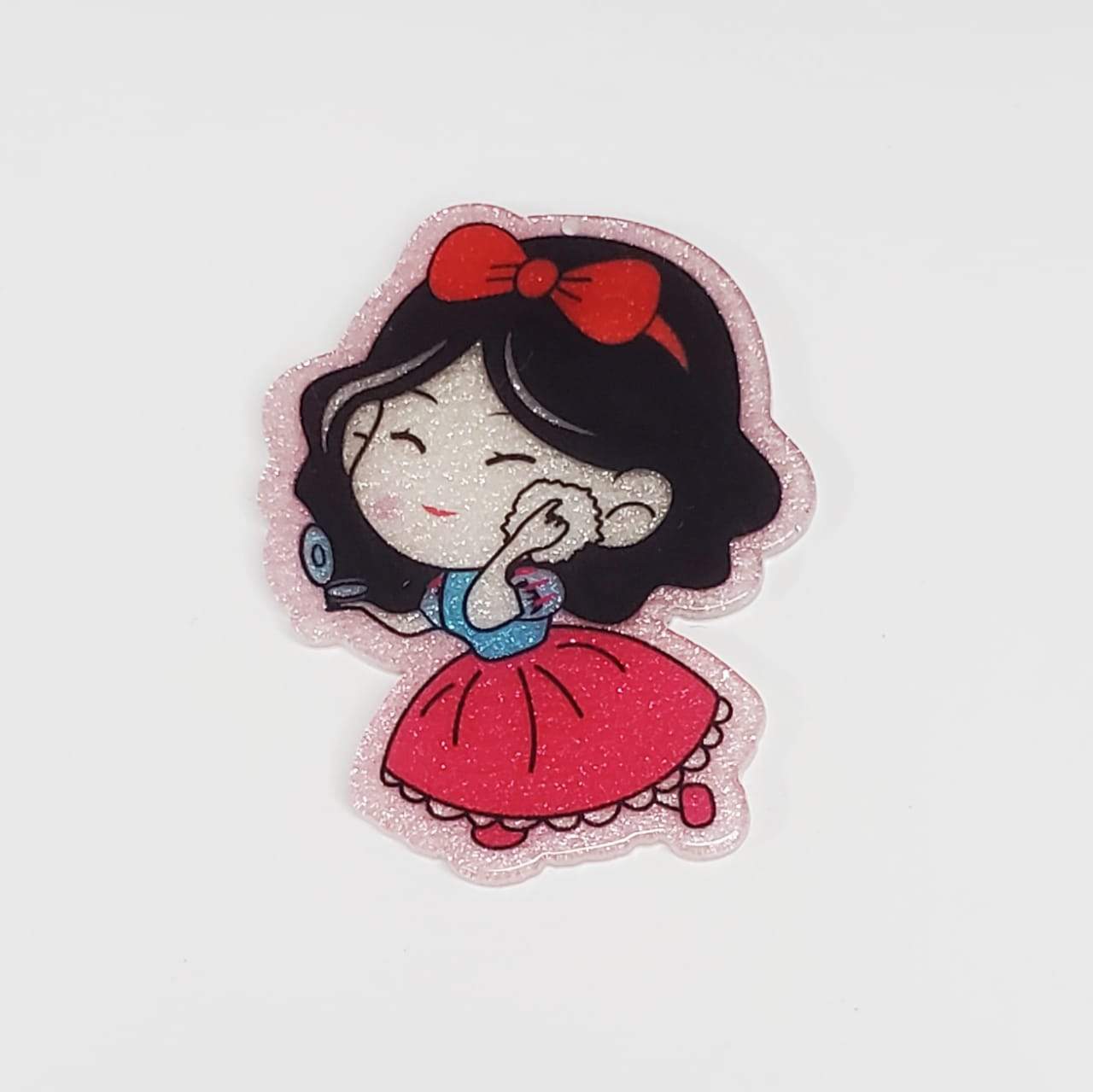 Dije Princesa de Acrílico - Accesorios Rubi