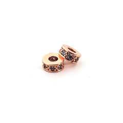 Dije Rondel Micropave Latón Dije - Accesorios Rubi