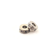 Dije Rondel Micropave Latón Dije - Accesorios Rubi