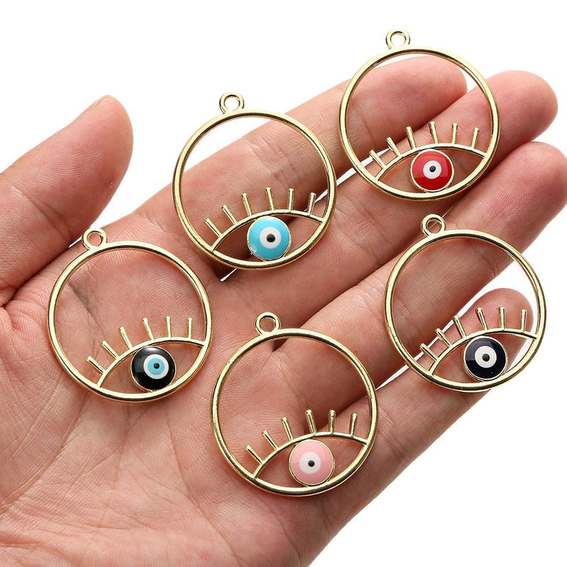 Dije Ojo Turco en Aro Dije - Accesorios Rubi