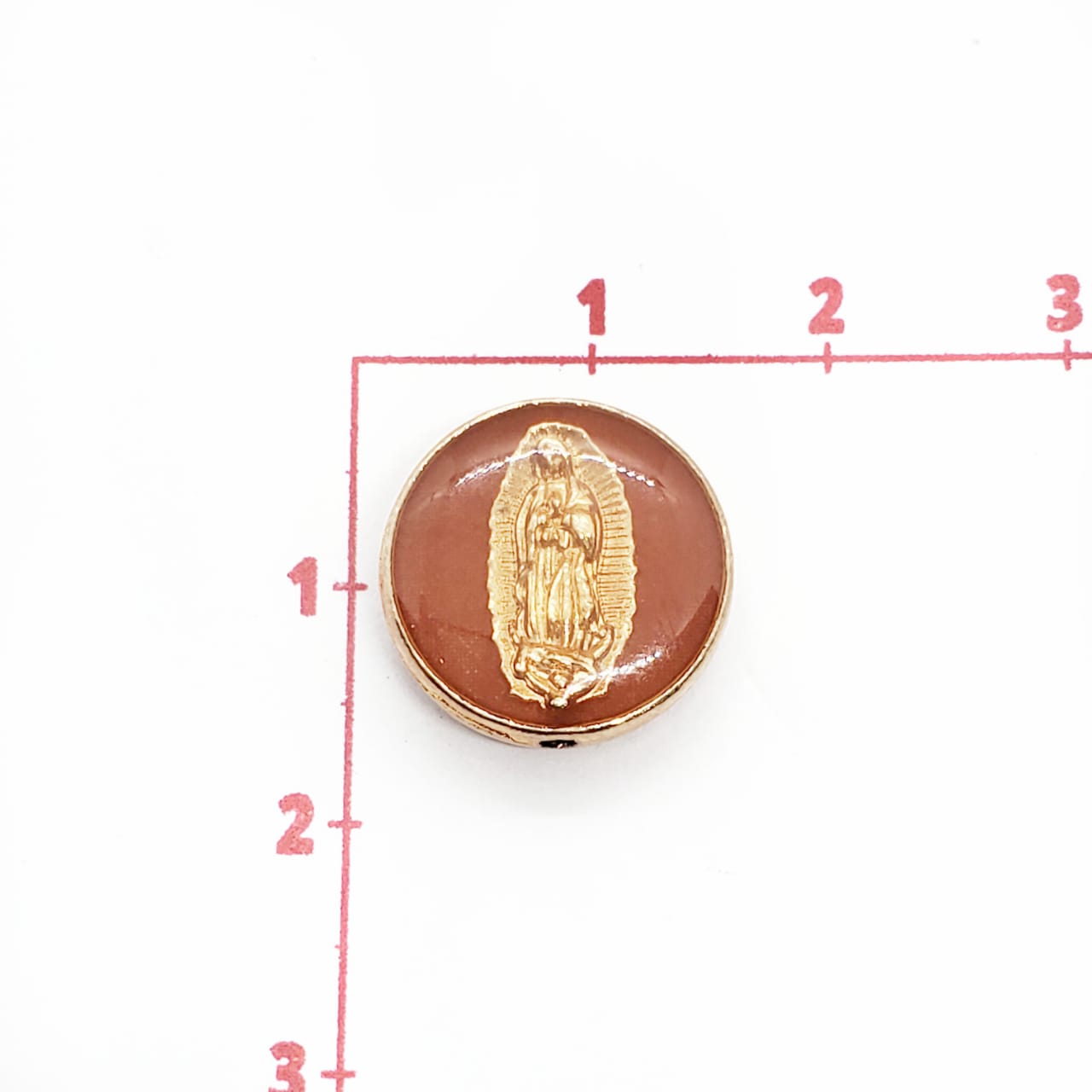 Dije Virgen Transversal Metal Dije - Accesorios Rubi