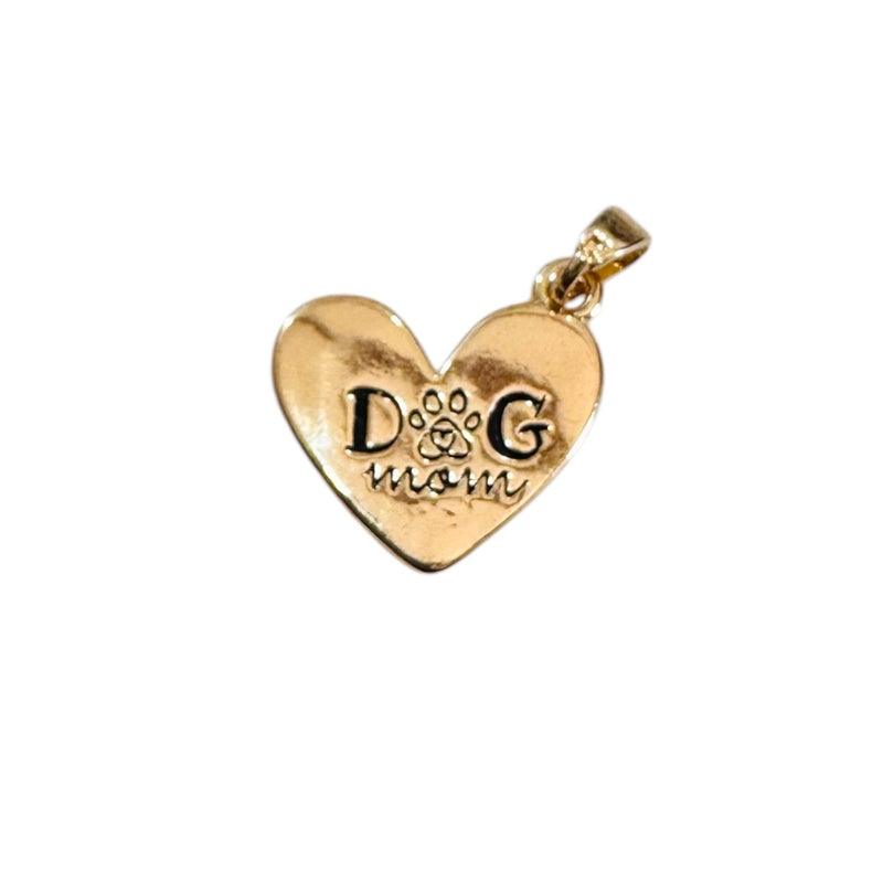 Dije DOG mom un Ojal Micropave Chapa 18K