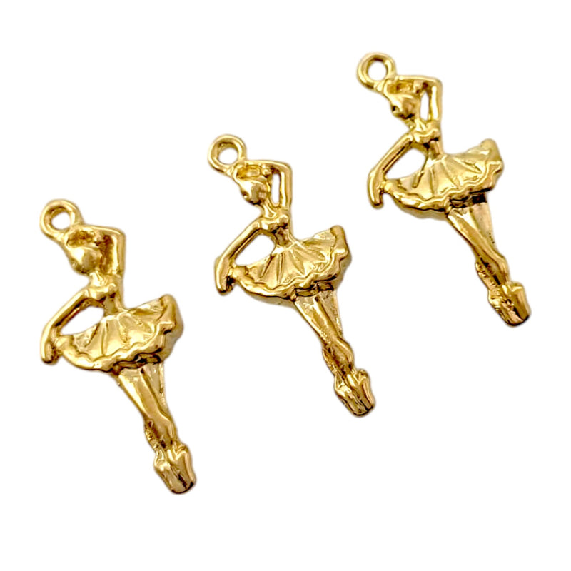 Dije Bailarina Ballet 24k Dije - Accesorios Rubi