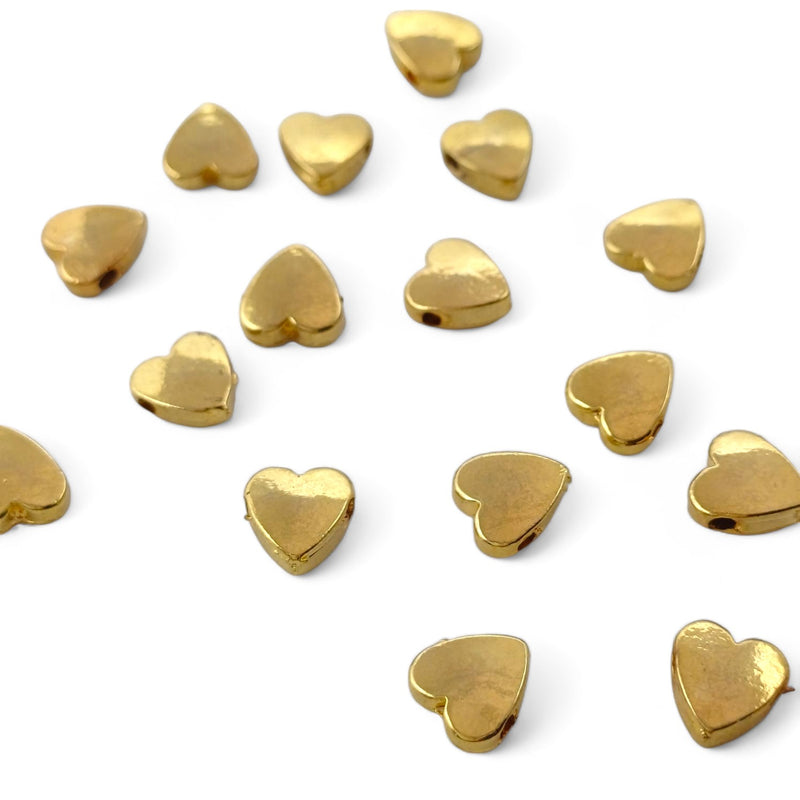 Dije Corazón Alargado 24k Dije - Accesorios Rubi