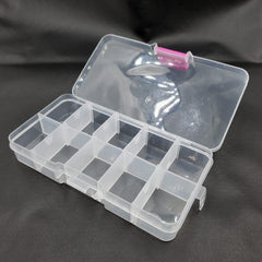 Caja Organizadora Transparente con 10 Divisiones Complemento - Accesorios Rubi