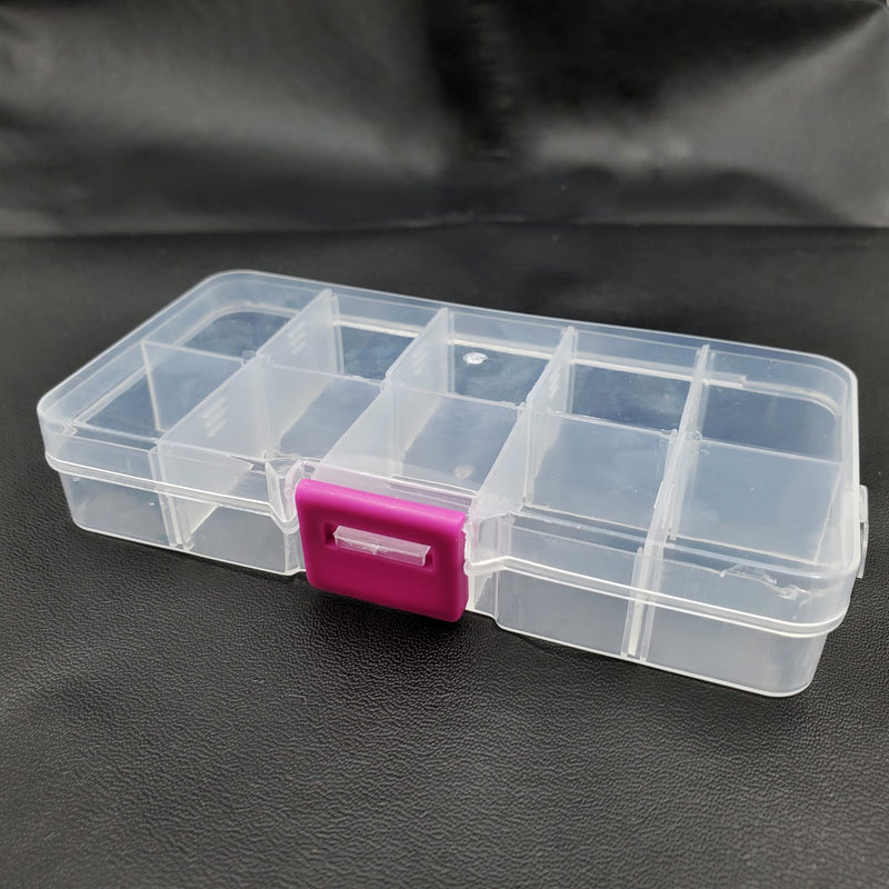 Caja Organizadora Transparente con 10 Divisiones Complemento - Accesorios Rubi
