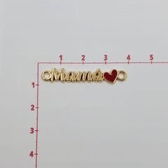 Conector Mamá Esmaltado Dije - Accesorios Rubi
