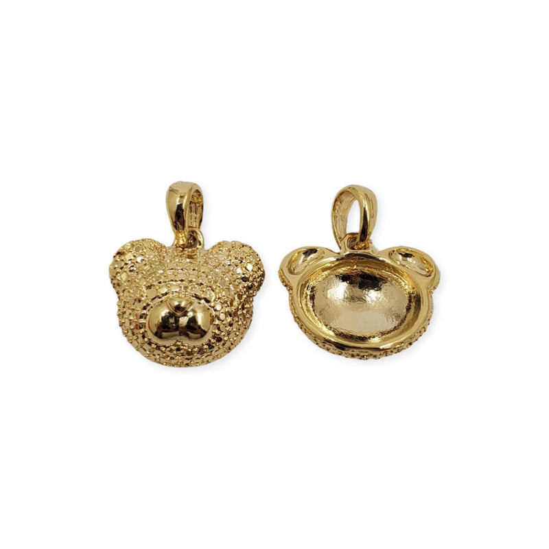 Dije Cabeza Oso Oro Laminado Dije - Accesorios Rubi