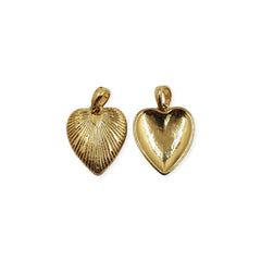 Dije Corazón 3 Oro Laminado Dije - Accesorios Rubi