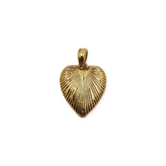 Dije Corazón 3 Oro Laminado Dije - Accesorios Rubi