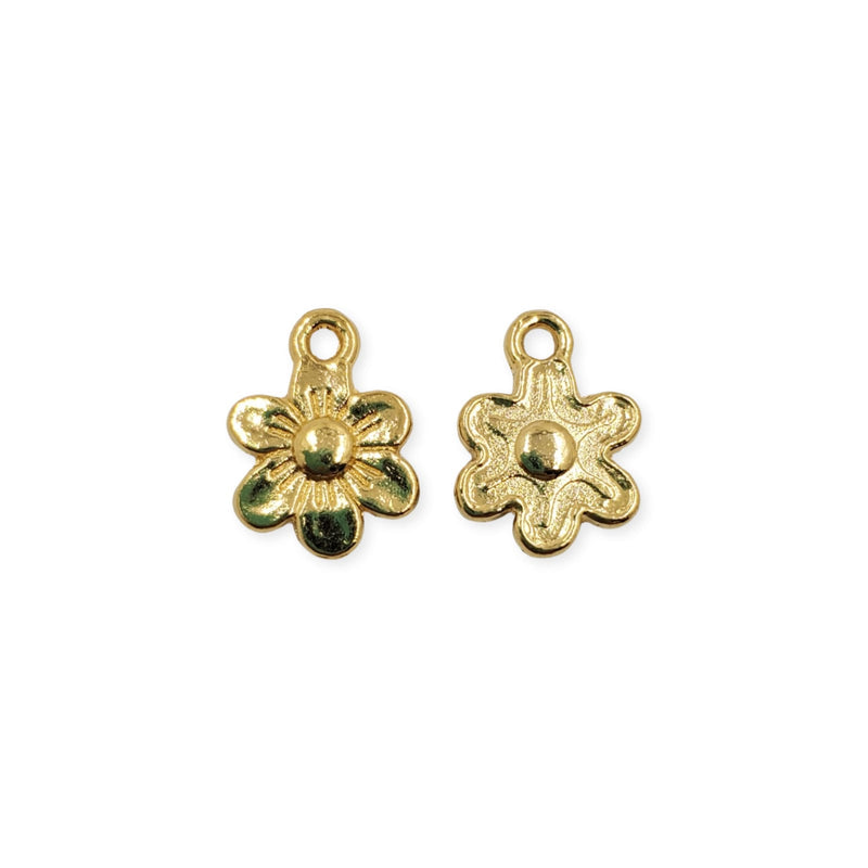Dije Flor Chica Oro Laminado Dije - Accesorios Rubi