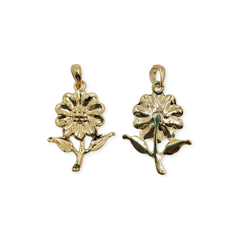 Dije Flor con Porta Dije Oro Laminado Dije - Accesorios Rubi