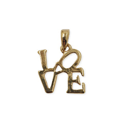Dije LOVE Oro Laminado Dije - Accesorios Rubi