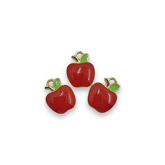 Dije Manzana Roja Esmaltada Dije - Accesorios Rubi