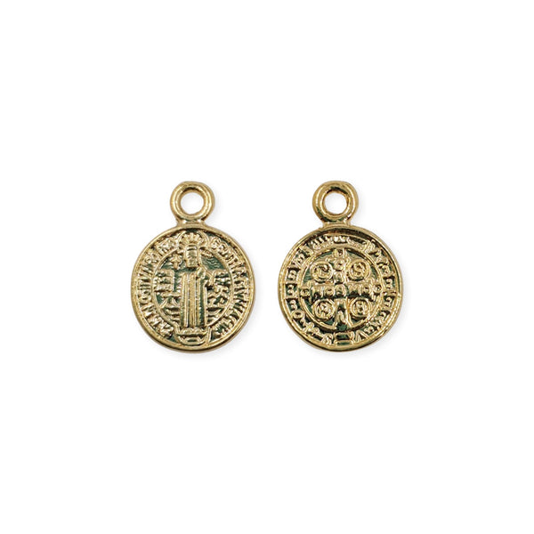 Dije San Benito 2 Oro Laminado Dije - Accesorios Rubi