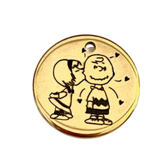 Dije de acero inoxidable colección amor