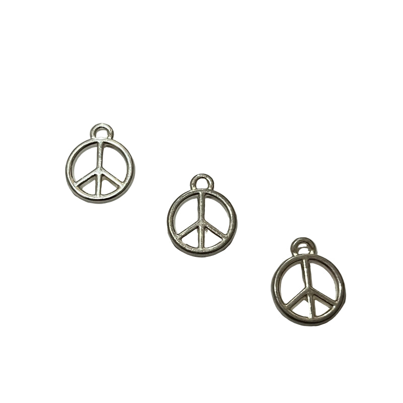 Dije Amor y Paz metal